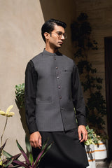 Steel Gray Suiting Waistcoat WS-2034