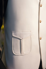 White Lapel Suiting Waistcoat WS-2017