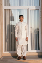 White Suiting Waistcoat WS-244-113