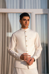 White Suiting Waistcoat WS-244-113