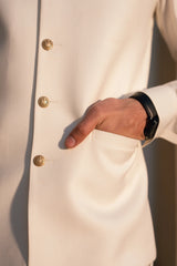 White Suiting Waistcoat WS-244-113