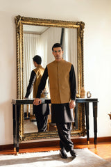 caramel Brown Suiting Waistcoat WS-2033