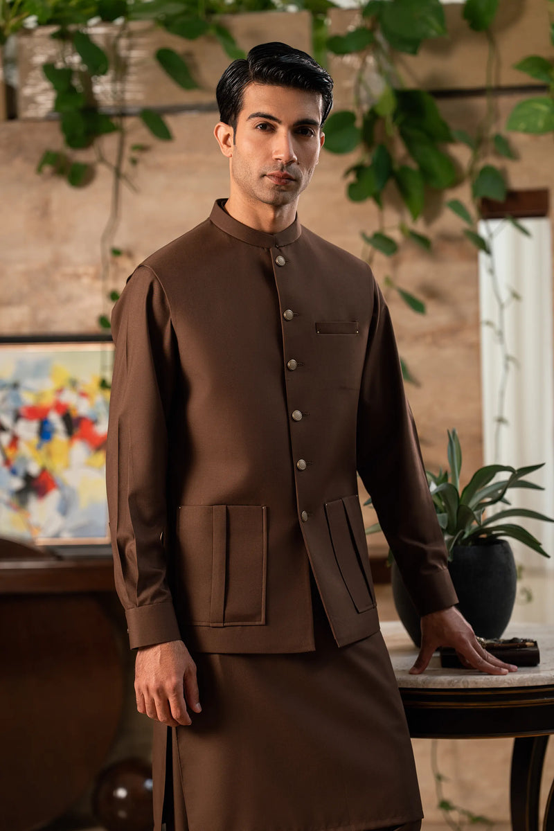 Chocolate Brown Waistcoat WS-244-115