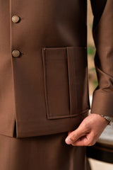 Chocolate Brown Waistcoat WS-244-115