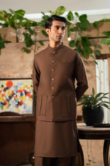 Chocolate Brown Waistcoat WS-244-115