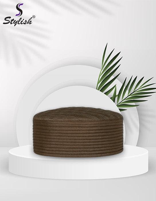 Traditional Dark Brown Prayer Cap
