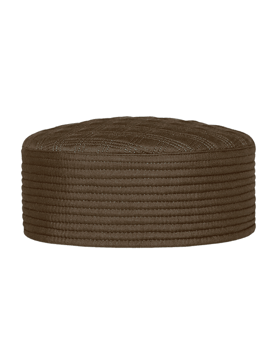 Dark Brown Prayer Cap for Men
