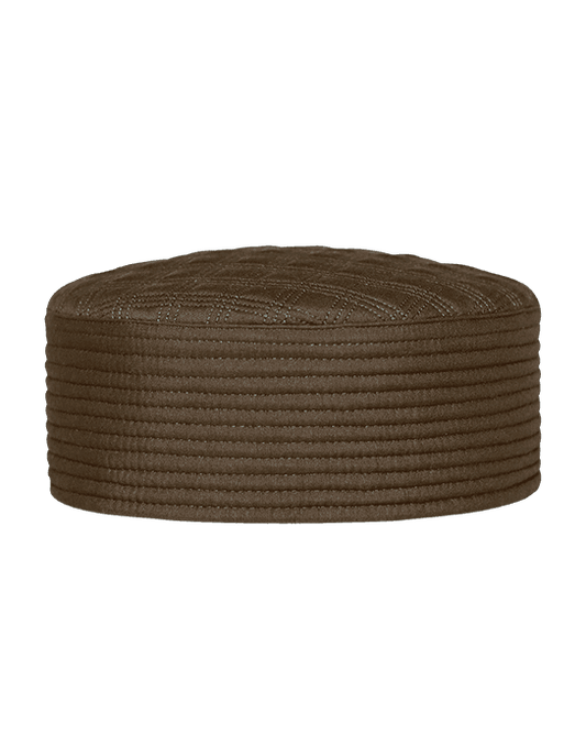 Dark Brown Prayer Cap for Men
