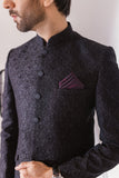FULL Embroidered Prince Coat - Black