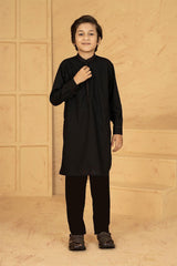 Stylish Black Princecoat for kids
