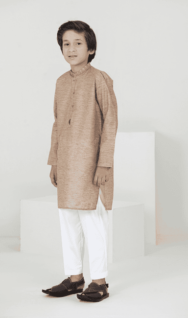 Stylish Brown Kurta for Kids
