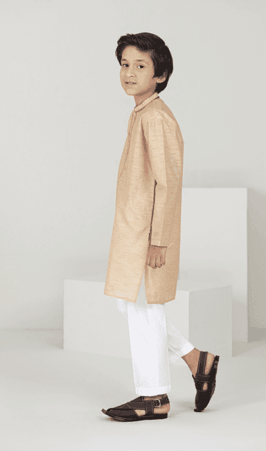 Golden Kids Kurta Pajama
