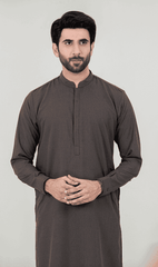 Men's Brown Kameez with Trouser
