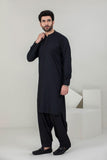 Men Shalwar Kameez - Black - Stylish Garments Pk