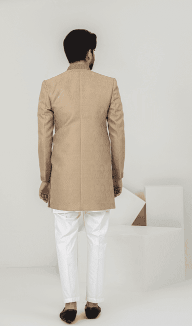 Designer Golden Sherwani