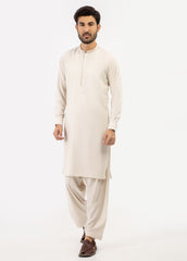 Men Shalwar Kameez Light Fawn