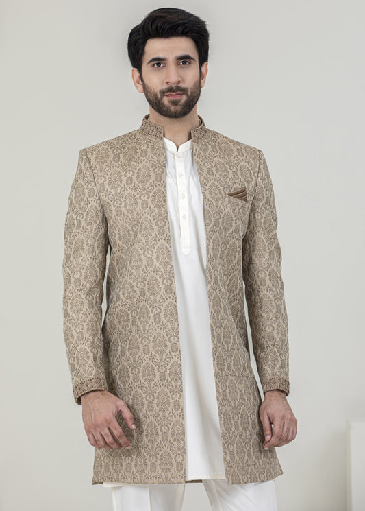 M-Golden Men Sherwani