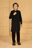 Kids Kurta Pajamas - Black - Stylish Garments Pk