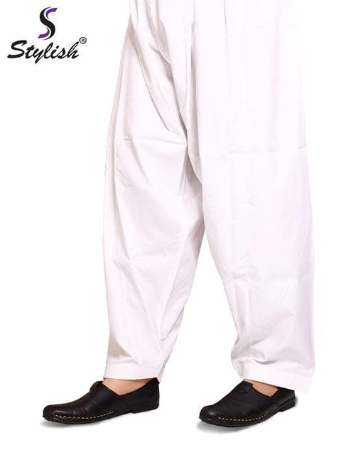 Shalwar - Off White - Stylish Garments Pk